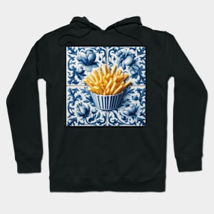 Delft Tile With Fast Food No.7 Hoodie